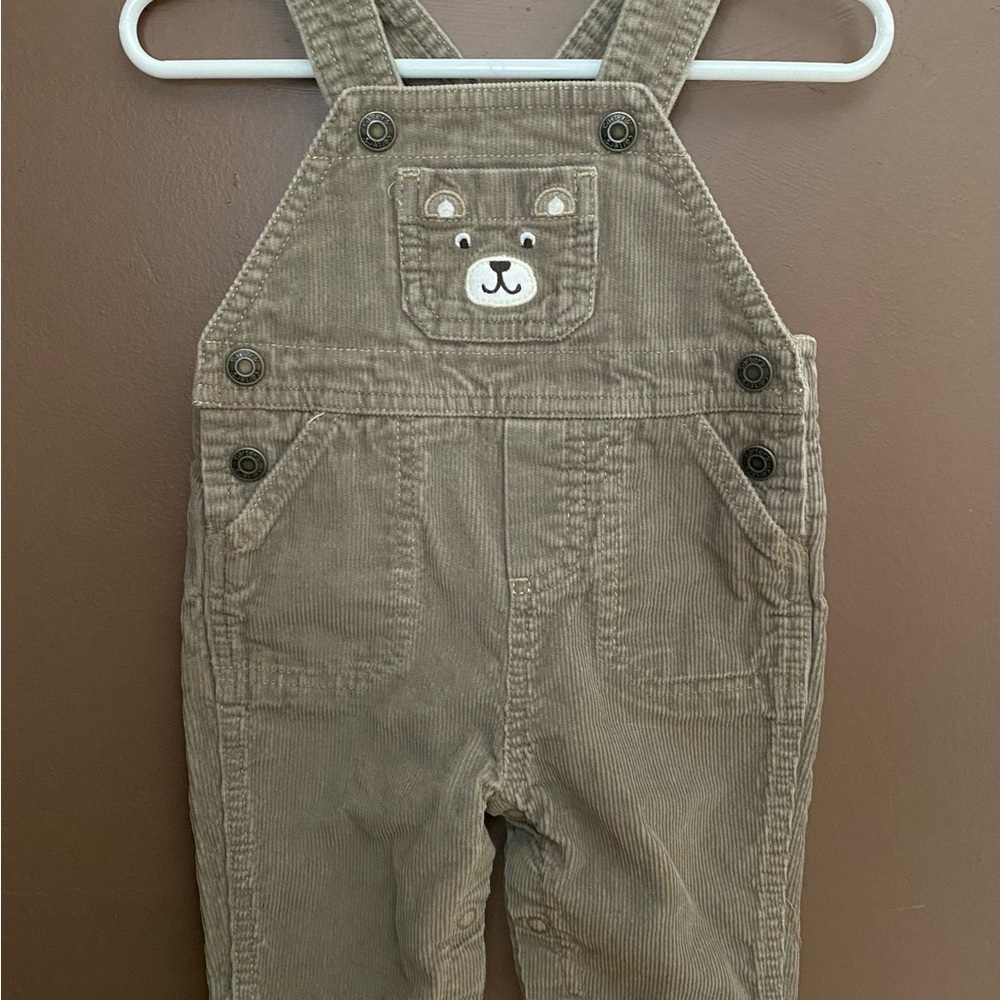 Carter’s Teddy Bear Pocket Overalls 0-3 Month